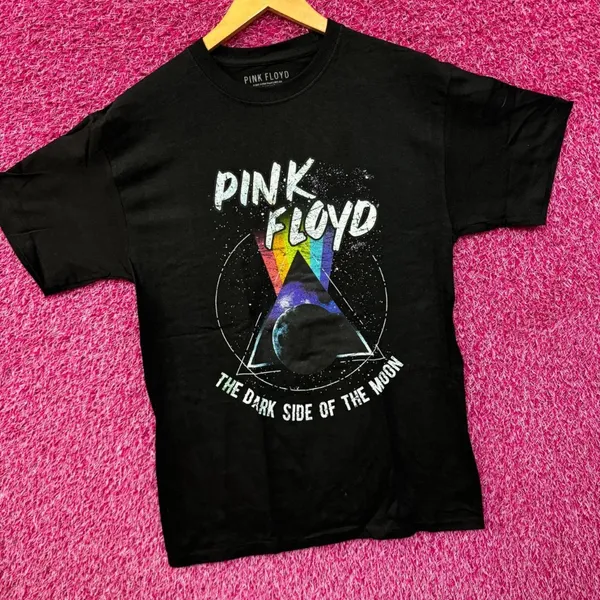 Pink Floyd the Dark Side of the Moon Album Rock Band Tee M - Image 3