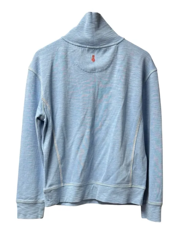 Tommy Bahama Tobago Bay Half 1/2 Zip Sweatshirt Light Sky Blue Medium NEW NWT - Image 4