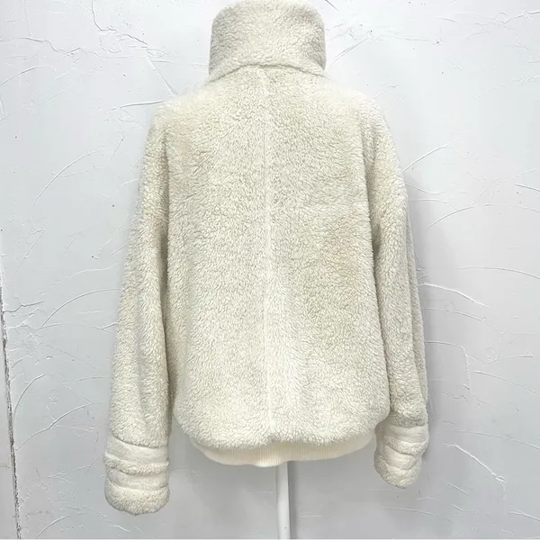 Athleta Willow Fleece Sherpa Bomber Jacket - Image 8
