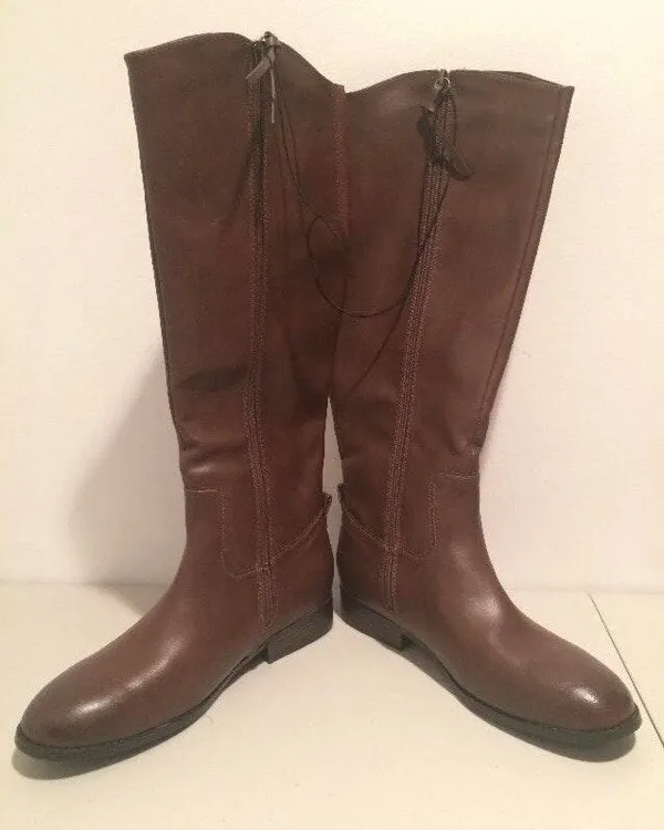 Knee High Boots, Size 8 1/2 Brown - Image 3
