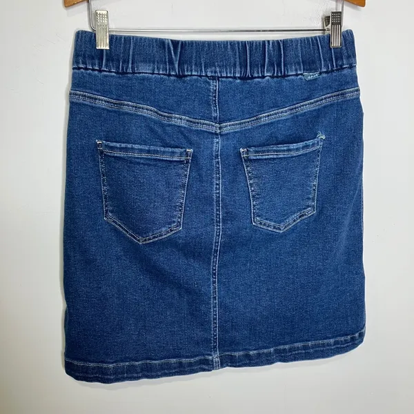 Jag on the go skort denim women's size‎ 4 casual minimalist modest neutral - Image 6