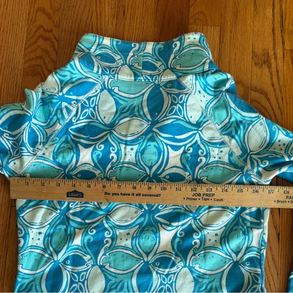 Lilly Pulitzer Skipper Popover-Ariel Blue‎ s turquoise - Image 9