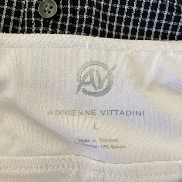 NWOT Adrienne Vittadini women’s white tennis golf athletic stretch‎ skort large - Image 6