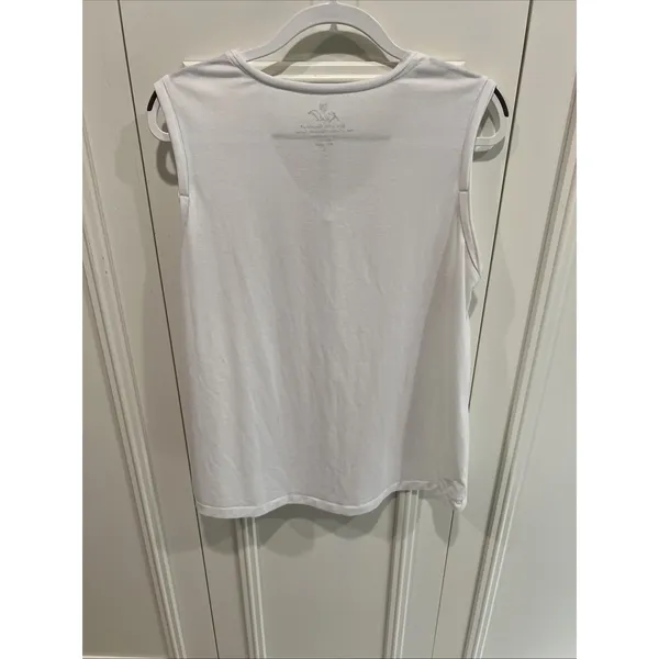 Kuhl White V Neck Sleeveless Vega Tank Top Outdoor Athleisure Classic Basic - Image 4