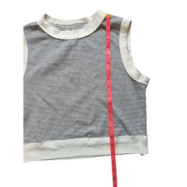 FP Stripe Light Up Vest Black and White inspired Tank Large - Image 3