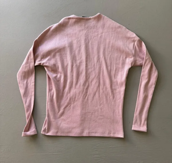 Center Seam Ribbed Top - Image 3
