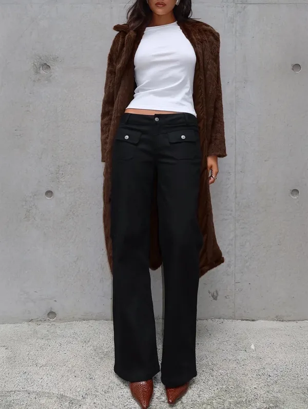 Edikted Cargo Low-Rise Pants - Image 3