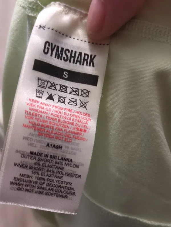 Gymshark Relaxed Body Fit Training Shorts Size Small Green #A1A9H - Image 5