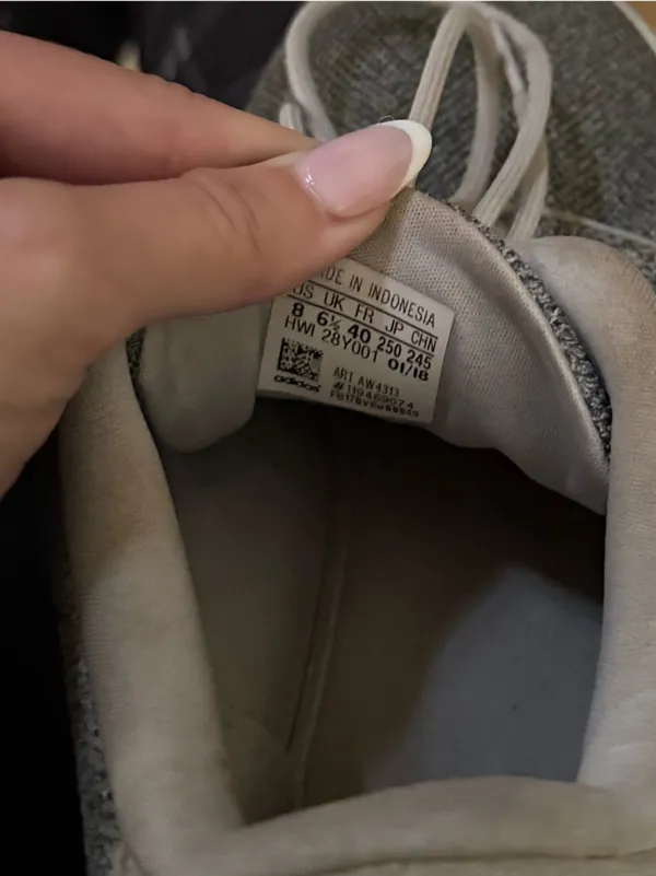 adidas Women's Athletic Sneakers in Gray and White - Image 3