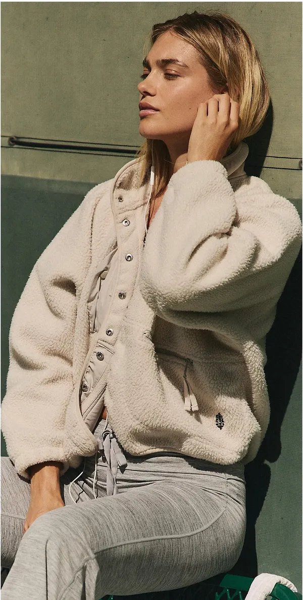 Hit The Slopes Free People Fleece Jacket - Image 2