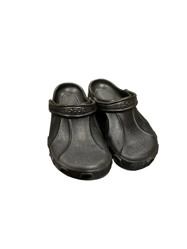 CROCS Classic Clogs Unisex 9-11 Black Slip On Comfort Casual - Image 5
