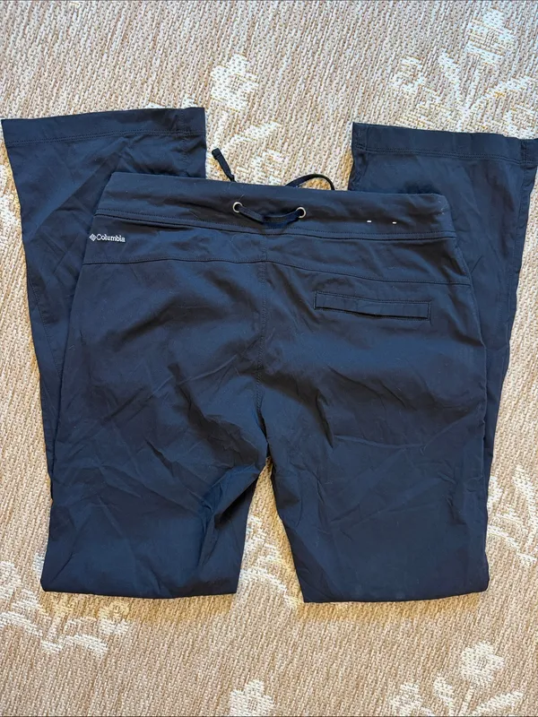Columbia Black Drawstring Pants Size 6 - Image 3