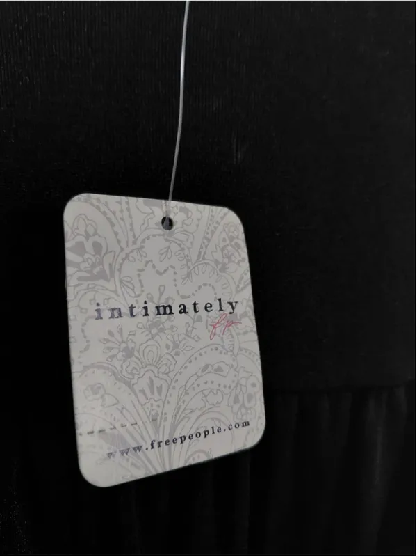 Free People Intimately "Turnt" Bodysuit Size M NWT Black - Image 4