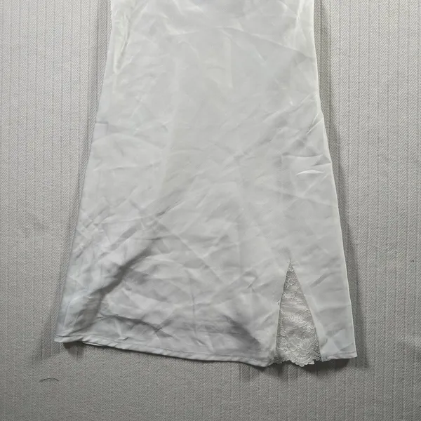 Princess Polly Snowbird Mini Dress White Satin Cupped Lace Trim NWT Size 2 - Image 2