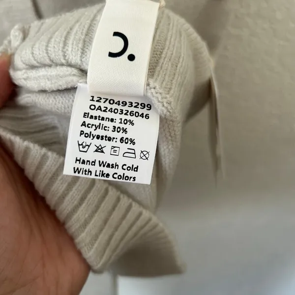 Commense Button Front Sweater Vest XS NWT - Image 5
