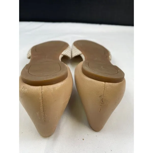 Nine West Women's Starship Leather Tan Point Toe Flats/Shoes Size 7.5 SKU 4044 - Image 10