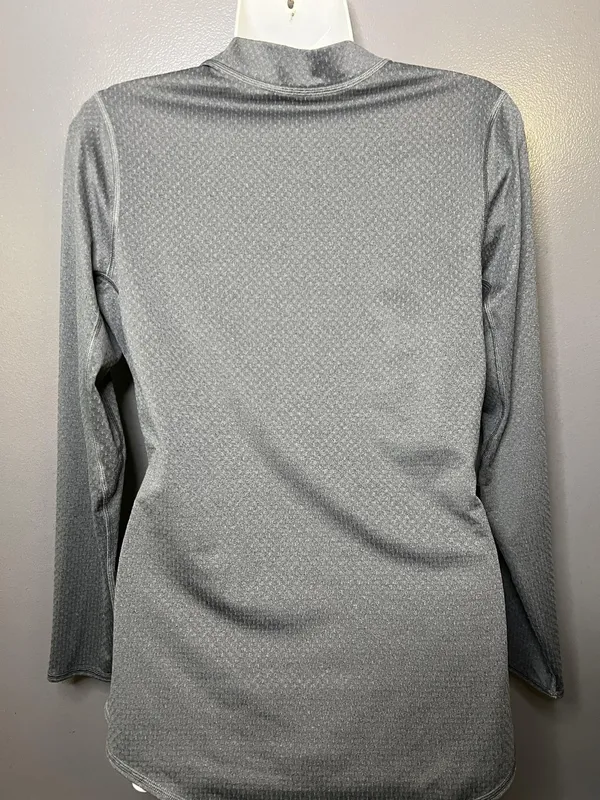 REI Co-op Pullover Womens Small Gray 1/4 Zip Mock Neck Long Sleeve Top Athletic - Image 6