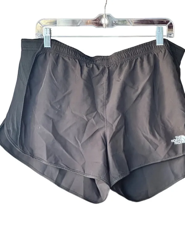 The North Face Size XL Womens Black FlashDry Running Shorts Back Zipper Pocket - Image 5