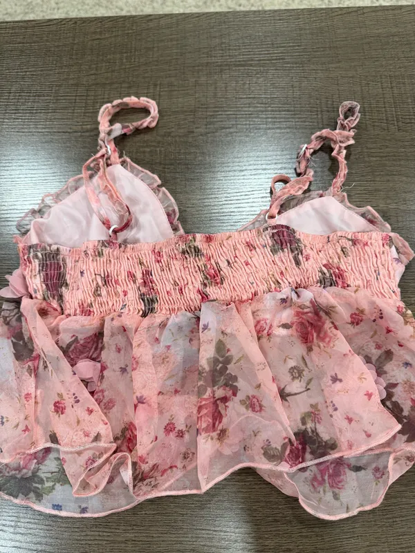 Shane flower top Pink - Image 2