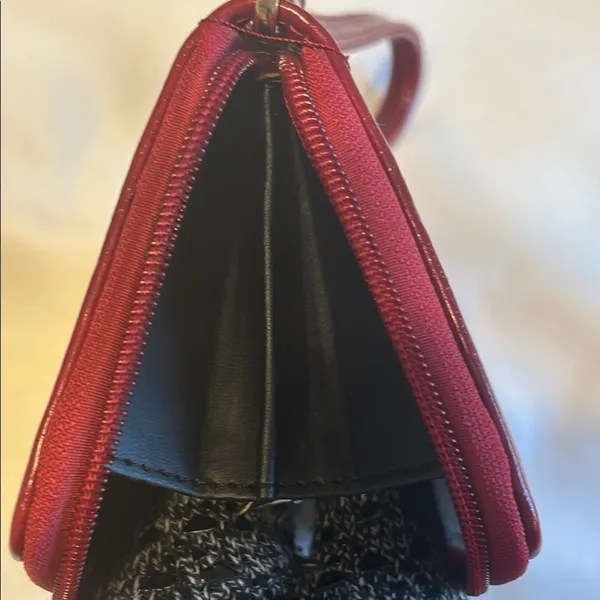 MIAK Collection Zip Around Wallet Red EUC - Image 5