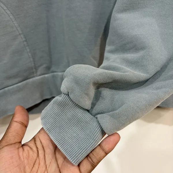 Hollister Sea Foam Green Quarter Zip Pullover Sweatshirt Women’s Size XS - Image 5
