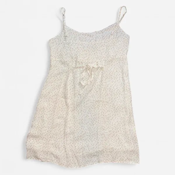 Brandy Melville Cream Floral Mini Dress - Image 6