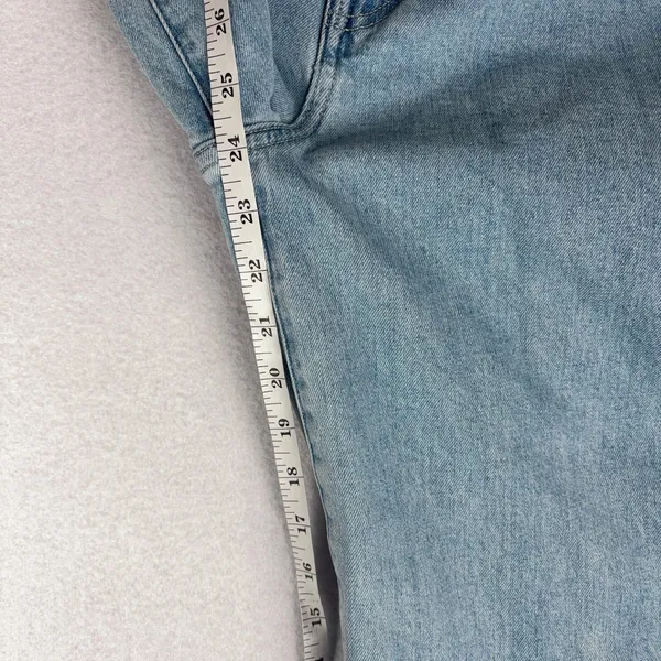 Madewell Emmett Wide-Leg Jeans Women's 25 Blue Light Wash Ankle Crop Normcore - Image 6