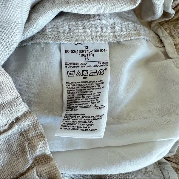 GAP Women's High Waisted Pull On‎ Paper Bag Leopard Print Pants - Image 7