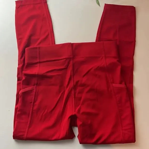 Sports Illustrated athletic leggings. Size Small. Red. NWOT. - Image 3