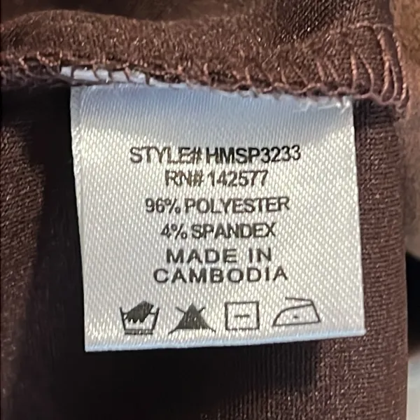 HAUTE MONDE women’s size XL wrap style feels like suede brown skort 2” inseam - Image 7