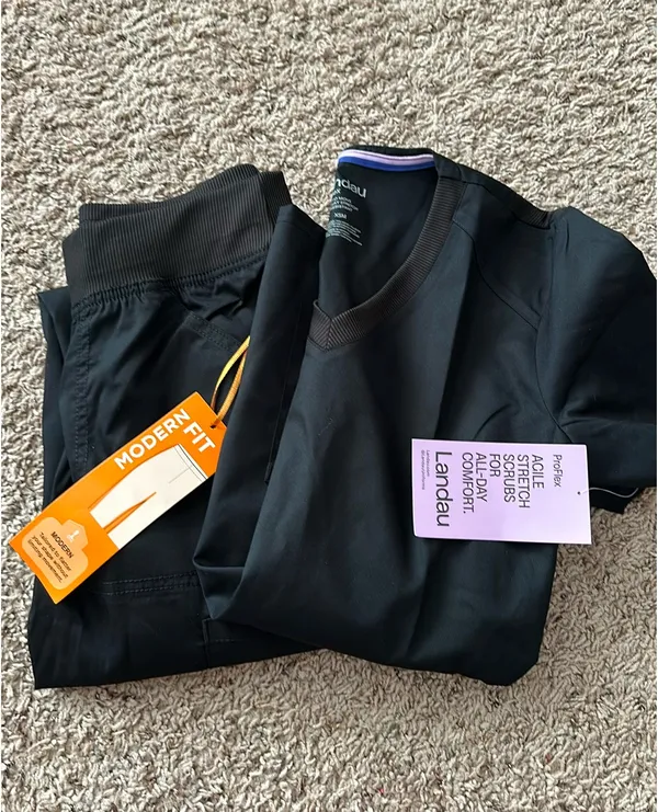 Landau scrubs Black Size XS - Image 2