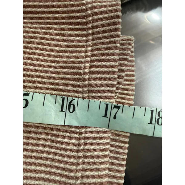 Nike Air Striped Knit‎ Mini Skirt Tan Brown Casual Athletic Women's XS ribbed - Image 7