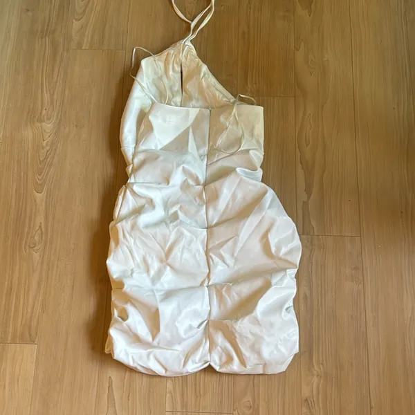 Akira White Flower Halter Dress - Image 6