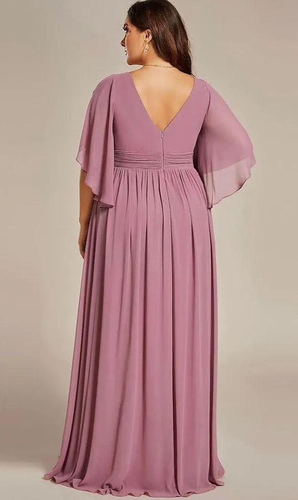 Ever Pretty Orchid Bridesmaid Dress - Image 3