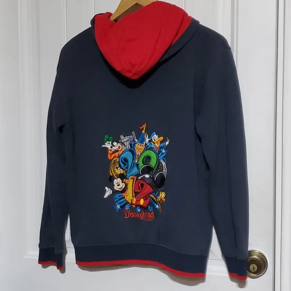 Disney 2012 Hooded Zip up Jersey Size XL - Image 7