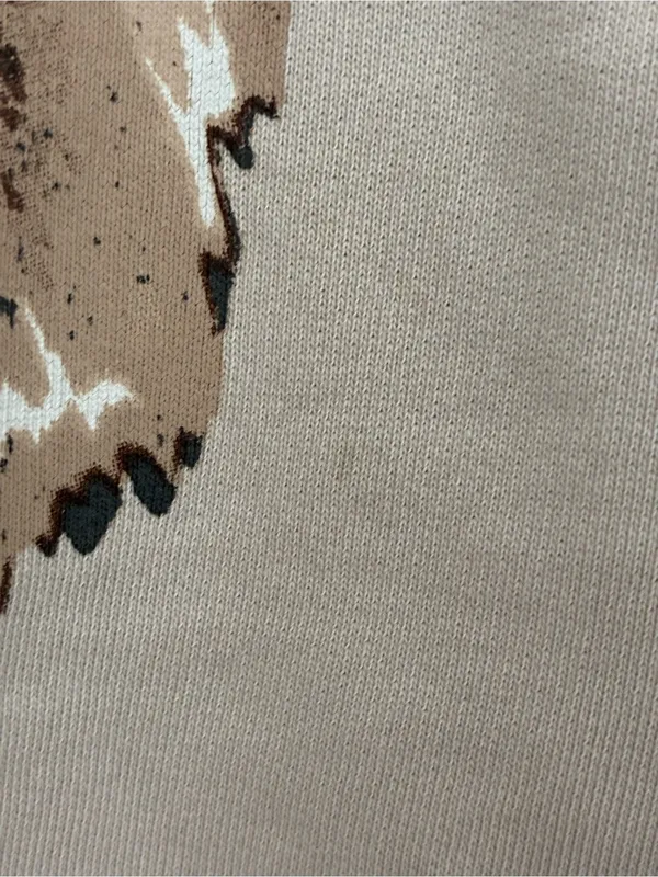 Anine Bing Tiger Sweatshirt In Stone, Size Small - Image 6