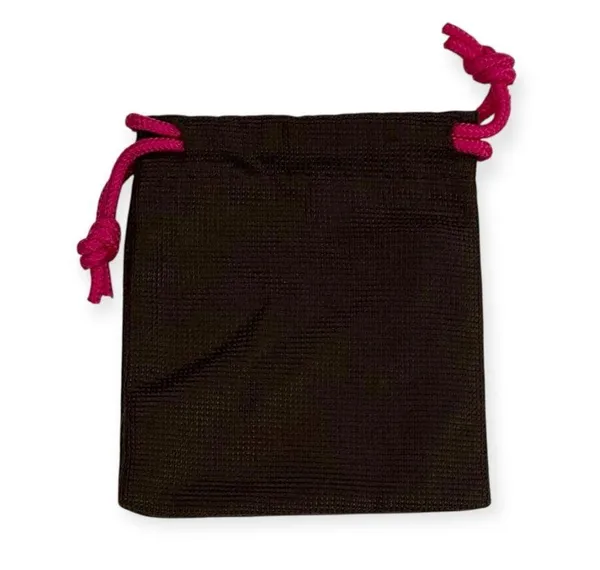 new Kate Spade KSNY  Dainty Jewelry Drawstring Pouch Dustbag  Brown + Pink  - Image 4