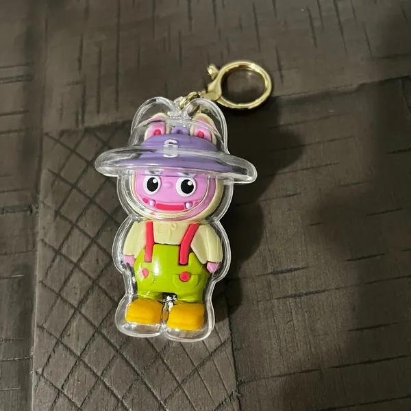 Set of two Labubu keychains Green - Image 3