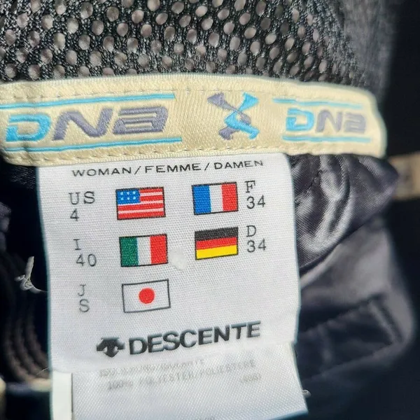 Vintage DNA Descente Women's Sz 4 Snow‎ Winter jacket - Image 9