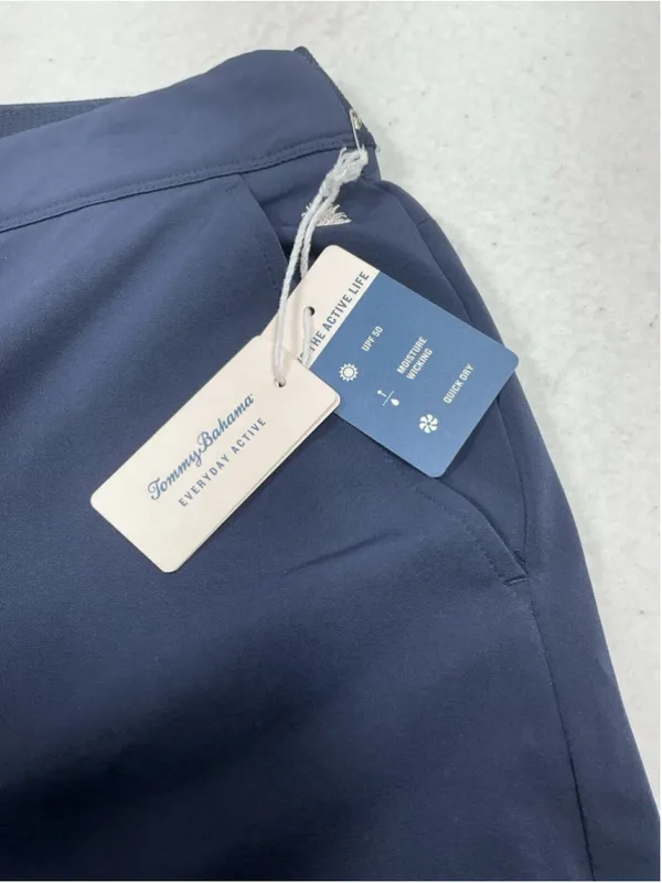 Womans NWT Tommy Bahama Everyday Pullon Active Pants XL Navy - Image 3
