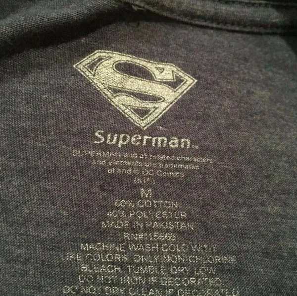 DC Comics Superman Logo Design T-Shirt - Image 5