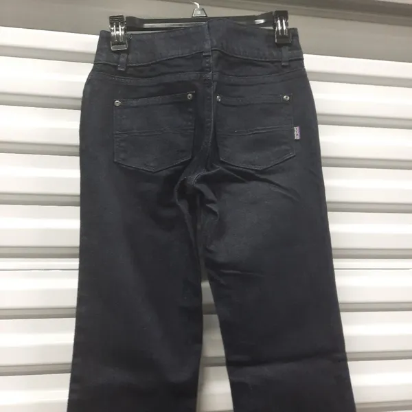 Patagonia Womens Bootcut Jeans Size 25 Dark Wash Blue Western Coastal Cowgirl - Image 6