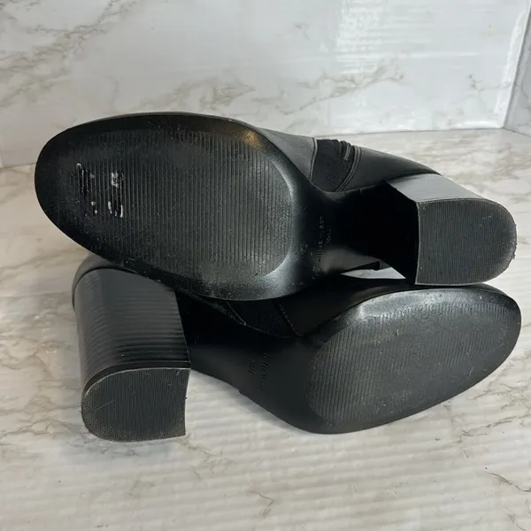 Nine West ladies black ankle‎ boots block heel size 10 M - Image 9