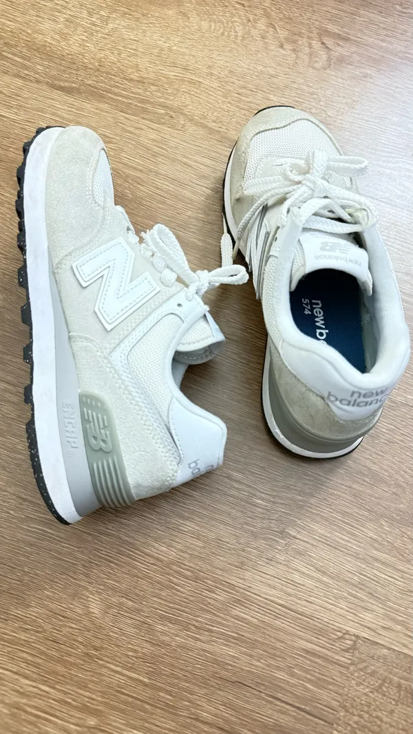 New Balance 574 Core - Nimbus Cloud, Gray/White - Size 6mWomen / 4.5 Men US - Image 5