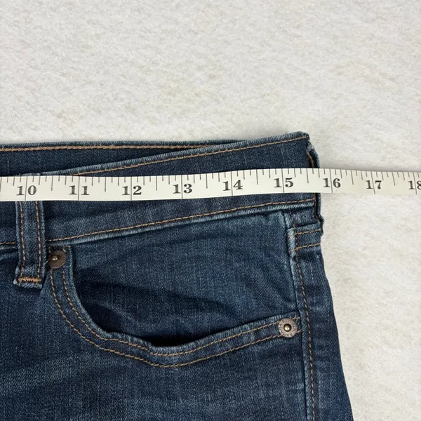 Banana Republic Dark Skinny Jeans Women’s 28/6 Blue Mid Rise Stretch Denim - Image 4