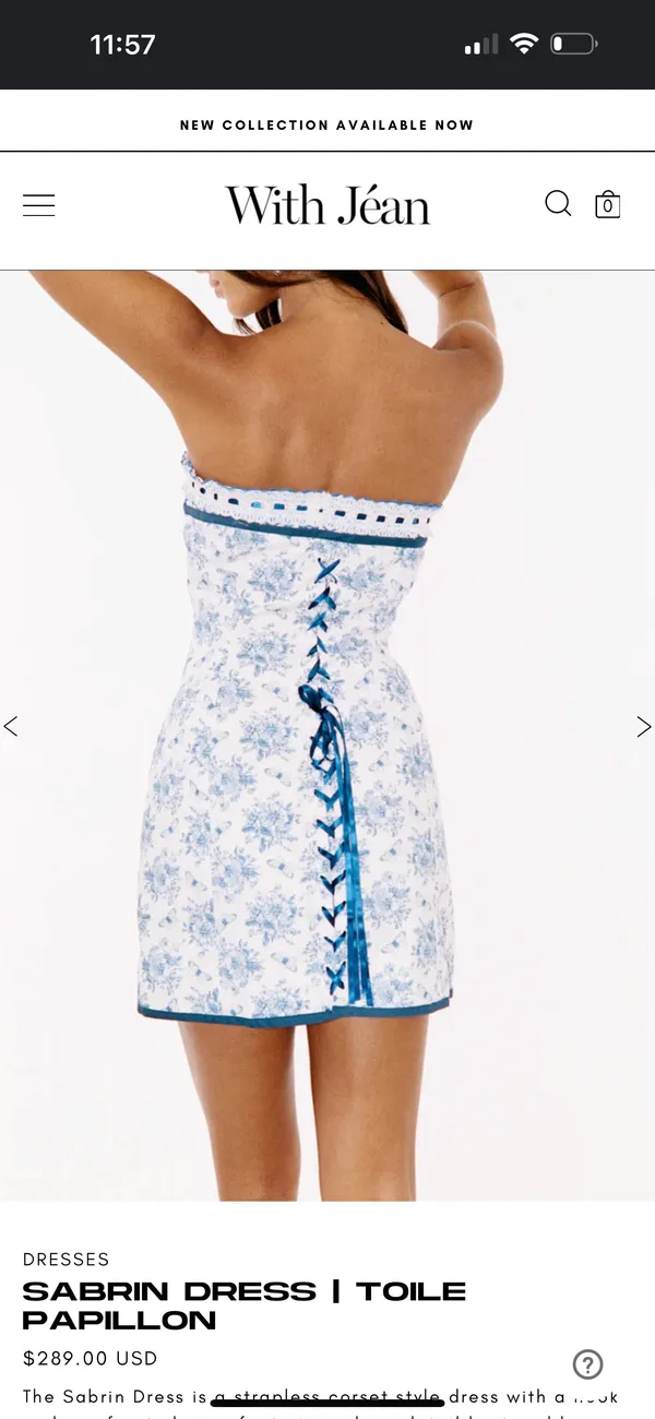 With Jean Sabrin dress - Image 3