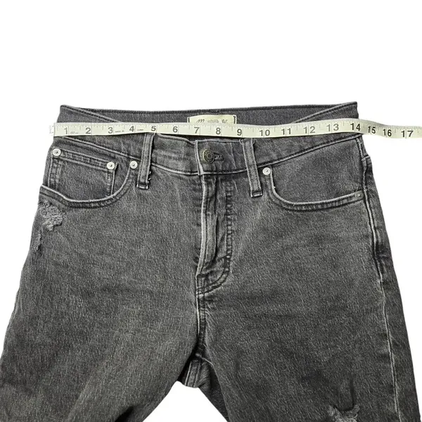 Madewell Black Mid-Rise Perfect‎ Vintage Straight Jean - Image 3