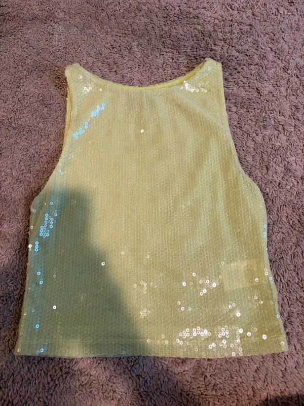 White Fox Sequin Top - Image 2