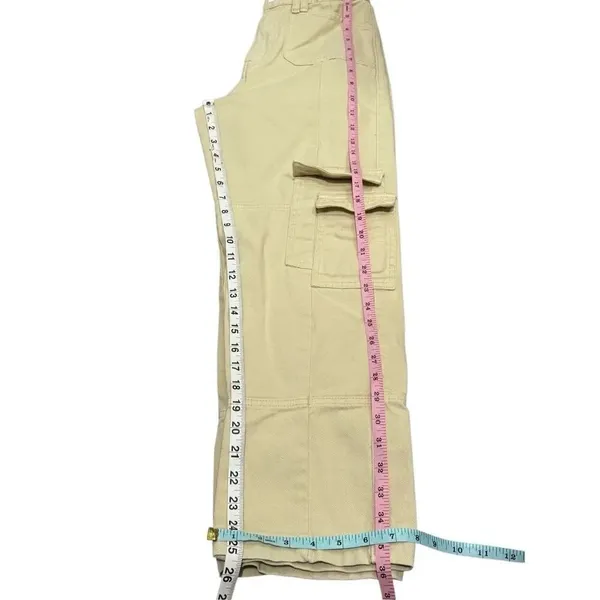 LIONESS Stacy cargo jean denim beige Small/4 - Image 4