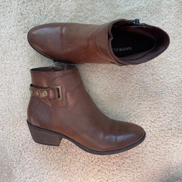 Xappeal | Brown buckle ankle boot Size 7.5 - Image 2